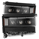AlphaRex 24-26 Toyota Land Cruiser NOVA-Series LED Projector Headlights Alpha-Black