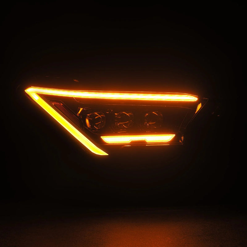 AlphaRex 24-25 Toyota Tacoma / 25-up 4Runner NOVA-Series LED Projector Headlights Black