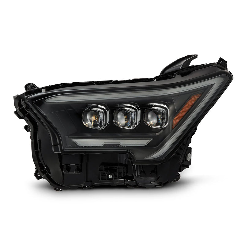 AlphaRex 24-25 Toyota Tacoma / 25-up 4Runner NOVA-Series LED Projector Headlights Black