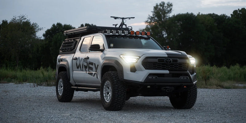 AlphaRex 24-25 Toyota Tacoma / 25-up 4Runner NOVA-Series LED Projector Headlights Black