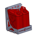 DUAL FUEL/WATER CAN MOUNT - FITS SWING OUT BUMPERS Chassis Unlimited Inc. 