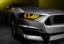 Oracle Lighting 18-23 Ford Mustang Dynamic ColorSHIFT LED Headlights - Black Series