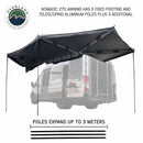 Overland Vehicle Systems HD Nomadic 270 Degree Driver Side Awning with Bracket Kit for Mid - High Roofline Vans