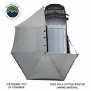 Overland Vehicle Systems HD Nomadic 270 Degree Driver Side Awning with Bracket Kit for Mid - High Roofline Vans