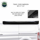 Overland Vehicle Systems HD Nomadic 270 Degree Driver Side Awning with Bracket Kit for Mid - High Roofline Vans