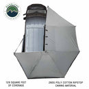 Overland Vehicle Systems HD Nomadic 270 Passenger Side Awning with Bracket Kit for Mid - High Roofline Vans