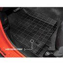 King 4WD Premium Four-Season Floor Liners Front and Rear Passenger Area - Jeep Wrangler JL 2 Door 2018-2019