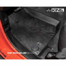King 4WD Premium Four-Season Floor Liners Front and Rear Passenger Area - Jeep Wrangler JL 2 Door 2018-2019