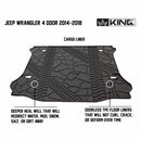 King 4WD Premium Four-Season Cargo Liner - Jeep Wrangler Unlimited JK 4 Door 2012-2018