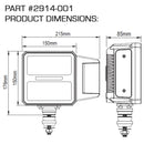 LED Plow Headlight with Heated Lens | Multifunction DOT Compliant