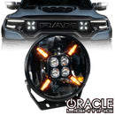 9" Multifunction 120W LED Spotlight - Round Post Mount