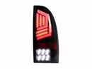 Winjet Toyota Tacoma 2005-15 Sequential Tail Lights - Black/Smoke