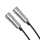 Close-up on two Fiber Optic LED Light Heads.