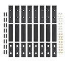 Westin Grate Steps Running Boards 75 in - Textured Black