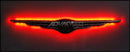 Gen I Chrysler Illuminated LED Rear Wing Emblem with red LEDs.