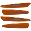 2005-2013 Chevrolet C6 Corvette Concept SMD Sidemarkers with burnt orange paint and clear lenses.