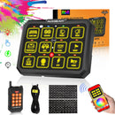 AC Series AC-1200 RGB Switch Panel with APP&Remote Control, Toggle/ Momentary/ Pulsed Mode Supported(One-Sided Outlet)