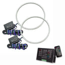 2003-2010 Hummer H2 Surface Mount LED Headlight Halo Kit with 2.0 Controller.