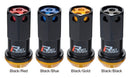 Project Kics 12X1.25 Black R40 Lug Nut - Single
