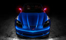 Front view of a C6 Corvette with Concept LED Side Mirrors installed.