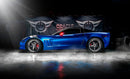 Side view of C6 Corvette with Concept LED Side Mirrors installed.