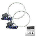 2007-2017 Jeep Wrangler JK LED Surface Mount Headlight Halo Kit - ColorSHIFT Halos