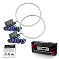 1997-2006 Jeep Wrangler TJ ORACLE LED Headlight Halo Kit- Waterproof Surface Mount