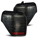 AlphaRex 10-24 Toyota 4Runner LUXX-Series LED Tail Lights Alpha-Black