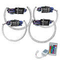 2015-2023 Dodge Challenger LED Surface Mount Headlight Halo Kit with Simple Controller.