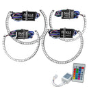2015-2023 Dodge Challenger LED Surface Mount Headlight Halo Kit with Simple Controller.