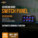 6/8 Gang LED Switch Panel, Off Road Light Controller