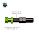 Up Down Air 4 Piece Adjustable Tire Deflator Kit & Storage Bag - (PSI 10-30 lbs.)