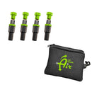 Up Down Air 4 Piece Adjustable Tire Deflator Kit & Storage Bag - (PSI 10-30 lbs.)