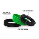 Up Down Air 4 Tire Inflation System - Jeep Wrangler JK & JKU Engine Bay Mount Driver Side Rear