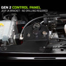 Up Down Air 4 Tire Inflation System - Jeep Wrangler JK & JKU Engine Bay Mount Driver Side Rear