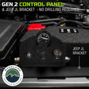 Up Down Air 4 Tire Inflation System - Jeep Wrangler JL & JLU Engine Bay Passenger Side