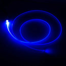 Blue LED Fiber Optic Cable