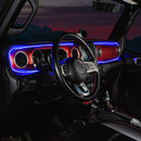 2018-2023 Jeep Wrangler JL/Gladiator JT Dynamic ColorSHIFT LED Interior Dash Board Kit