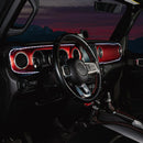 2018-2023 Jeep Wrangler JL/Gladiator JT Dynamic ColorSHIFT LED Interior Dash Board Kit