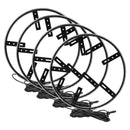 LED illuminated wheel rings