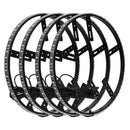 Angled view of LED Illuminated Wheel Rings.