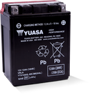 Yuasa YTX14AHL-BS High Performance AGM 12-Volt Battery w/Bottle