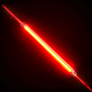 Linear Universal LED 3rd Brake Light (CHMSL) Module - Red illuminated against a dark background.