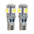 T10 5 LED 3 Chip SMD Bulbs (Pair)