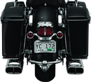 Kuryakyn Curved License Plate Mount Chrome