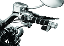 Kuryakyn ISO Grip With Contoured Throttle Boss Throttle-By-Wire Chrome