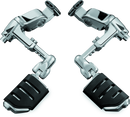 Kuryakyn Ergo III Adjustable Mount With Trident Dually ISO Pegs Chrome