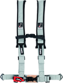 DragonFire Racing Harness- H-Style- 4-Point- 2in Buckle- Grey