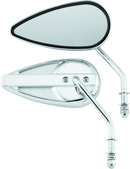 Bikers Choice 65-Up Chrome Teardrop Mirror Universal Custom Pr