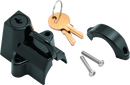 Bikers Choice Black Motorcycle Helmet Lock Fits 7/8 - 1 1/4 Tubing